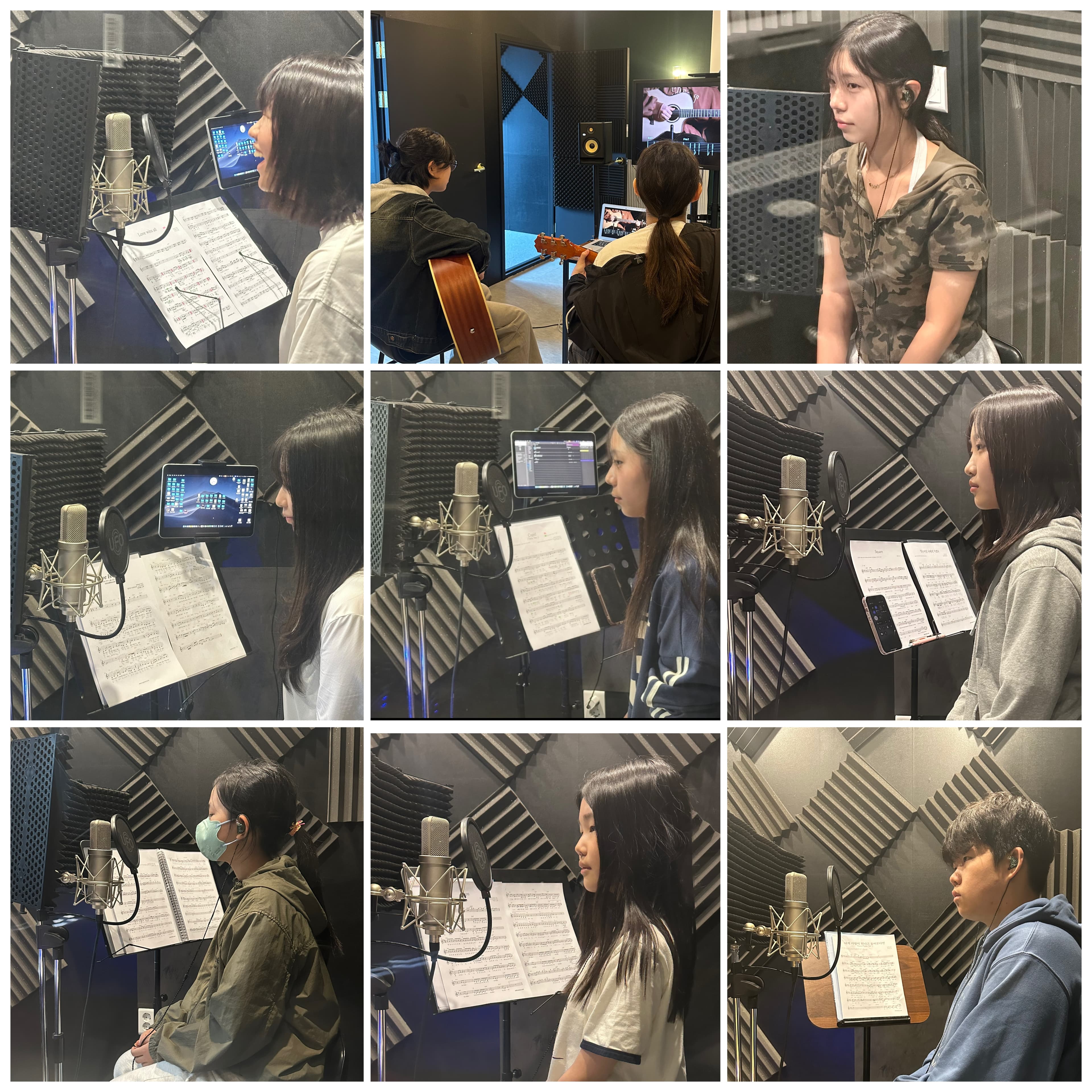 보컬 레슨 스냅