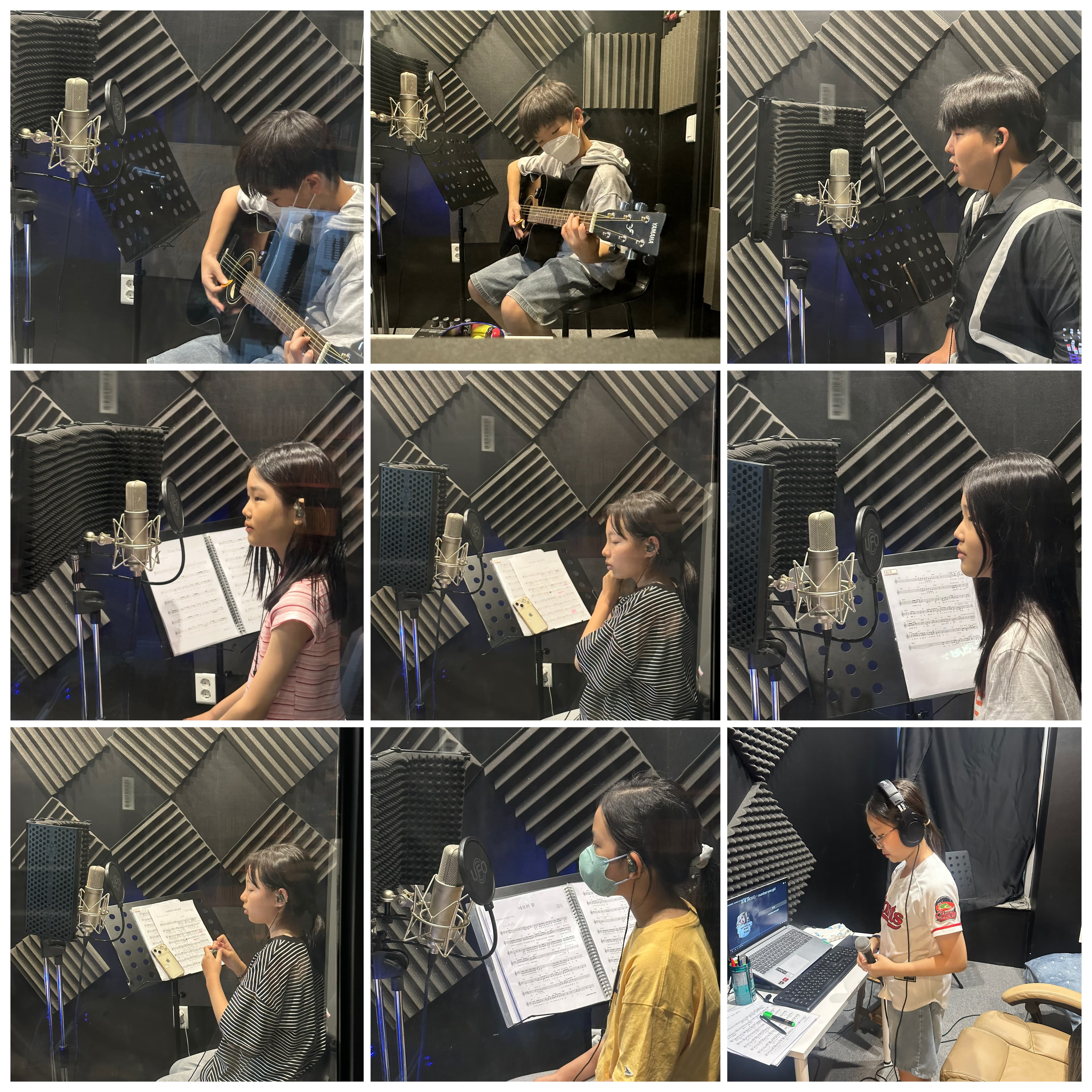 기타 및 보컬 수업 스냅
